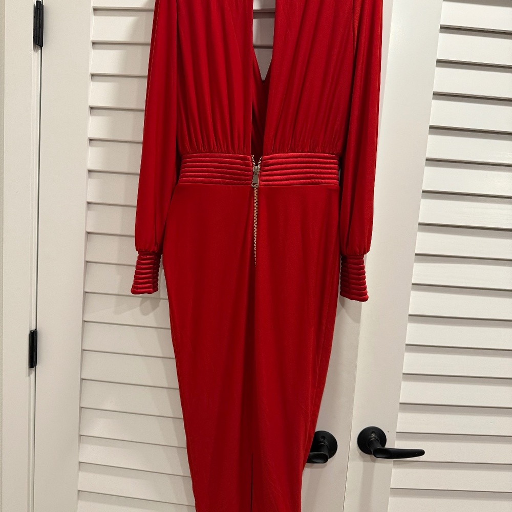 ZHIVAGO Red Midi Dress (Size 10) Brand new - Picture 6 of 10